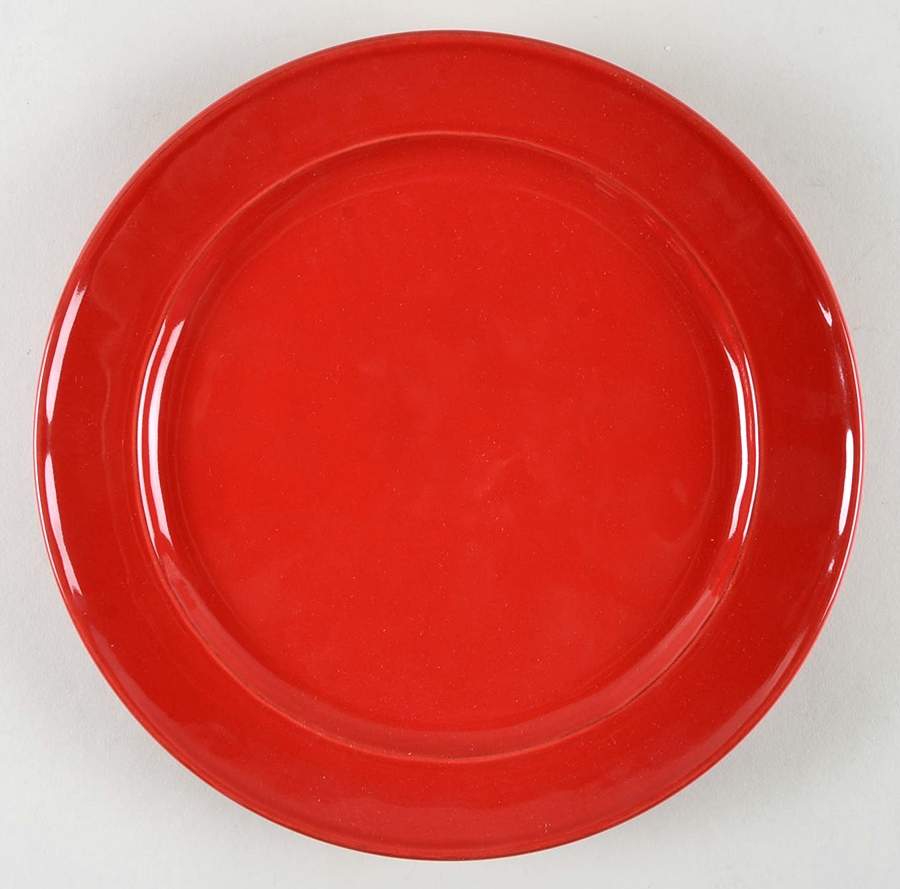 Cambria Red Salad Plate by Pottery Barn China-1
