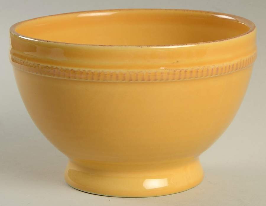 Gabriella Gold Coupe Soup Bowl by Pottery Barn China-1