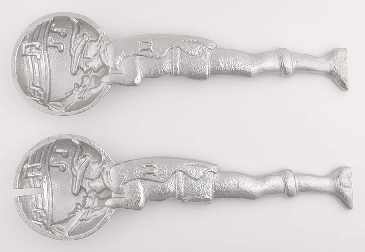 Twelve Days of Christmas Metal Salad Serving Set by Pottery Barn China-1
