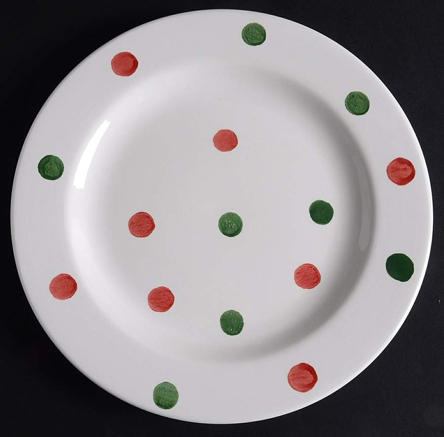 Holiday Dots Salad Plate by Pfaltzgraff-1