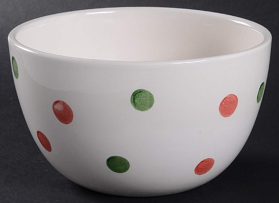 Holiday Dots Soup/Cereal Bowl by Pfaltzgraff-1