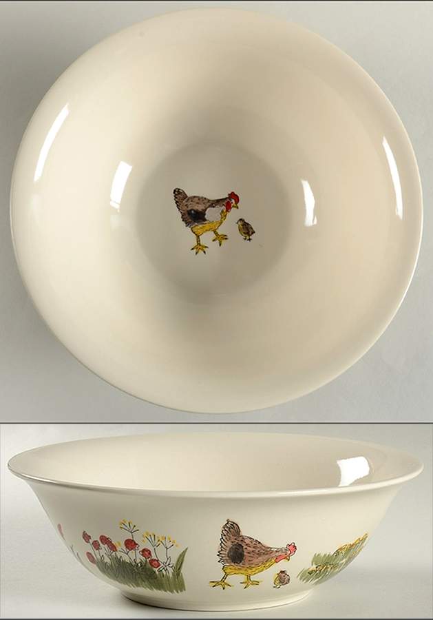 Southern Rooster 10" Round Serving Bowl by Paula Deen-1