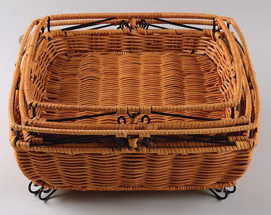 Casual Home (3 Pc) Basket Set (No Tier Stand) by Princess House-1