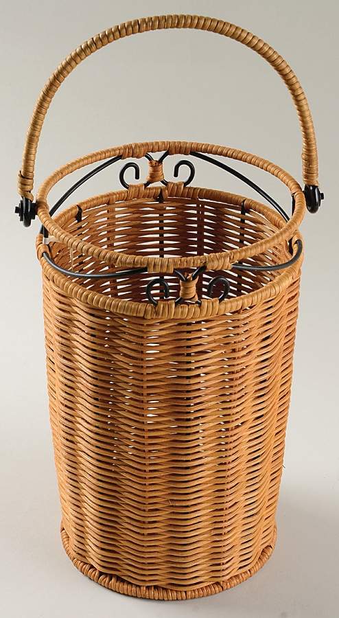 Casual Home Cylinder Basket by Princess House-1