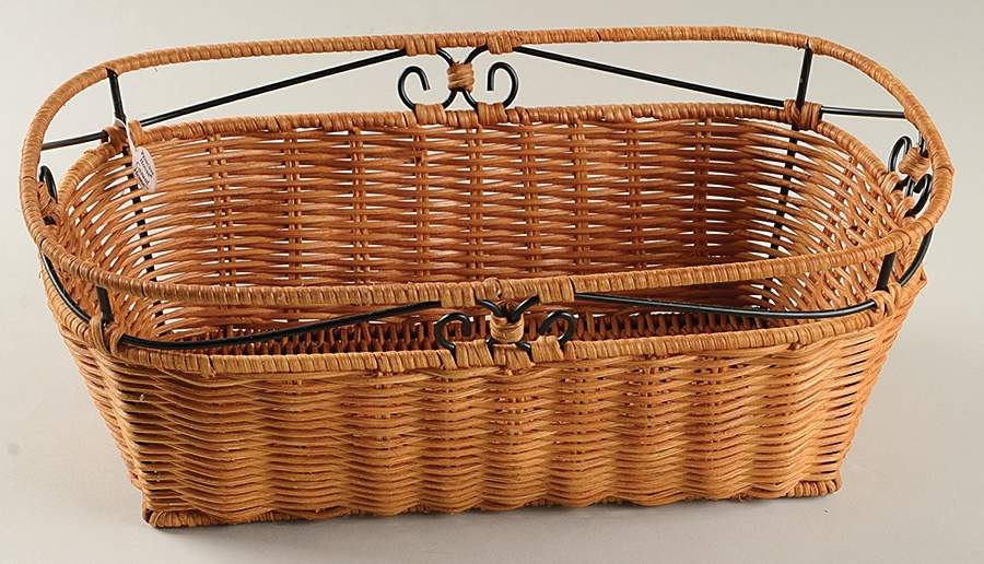 Casual Home Wicker Bread Basket by Princess House-1