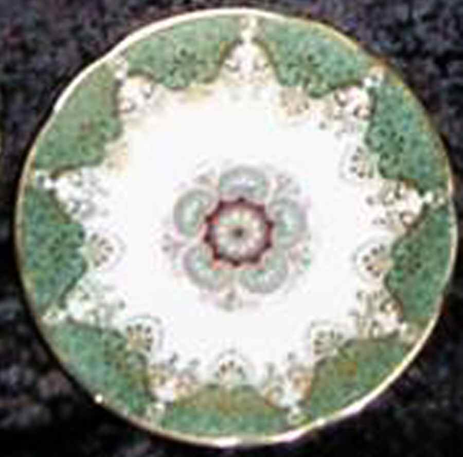 9104 Green Saucer by Paragon-1