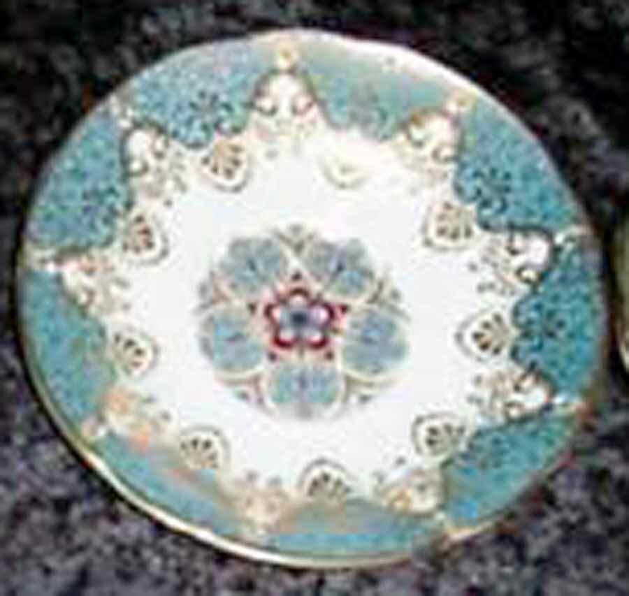 4016 Teal Saucer by Paragon-1