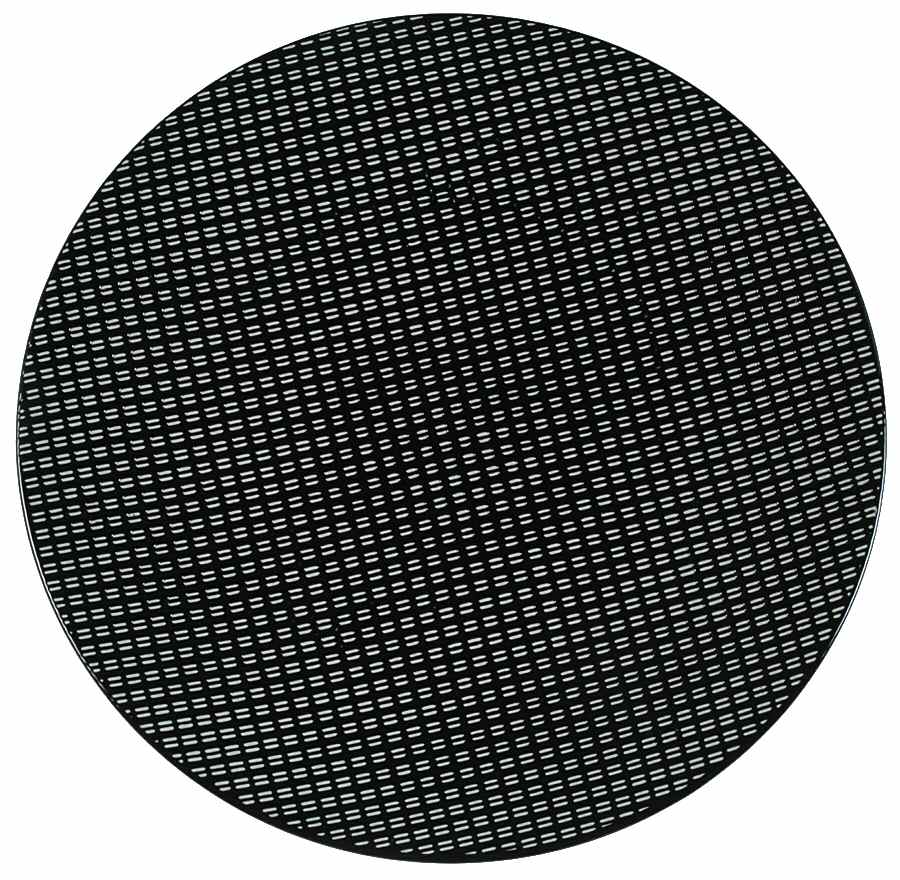 Black White Check Dinner Plate by Pier 1-1