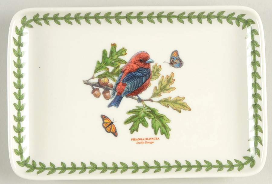 Botanic Garden Birds 7" Trinket Tray by Portmeirion-1