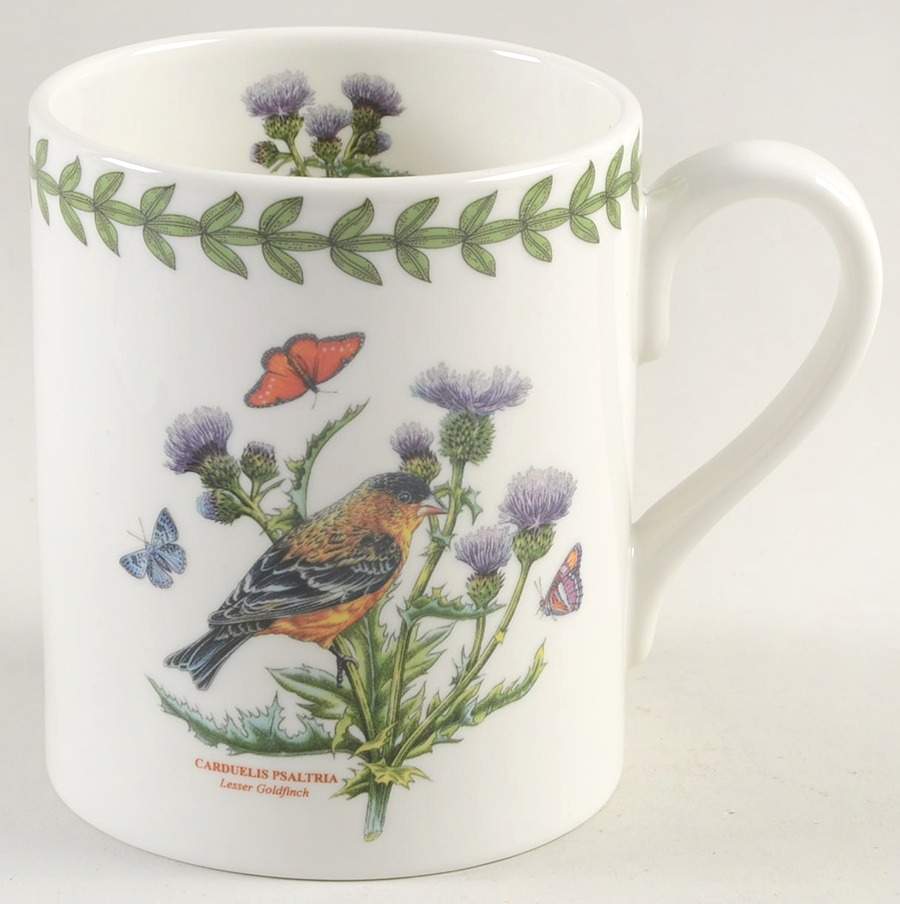 Botanic Garden Birds Mug with Laurel Band by Portmeirion-1