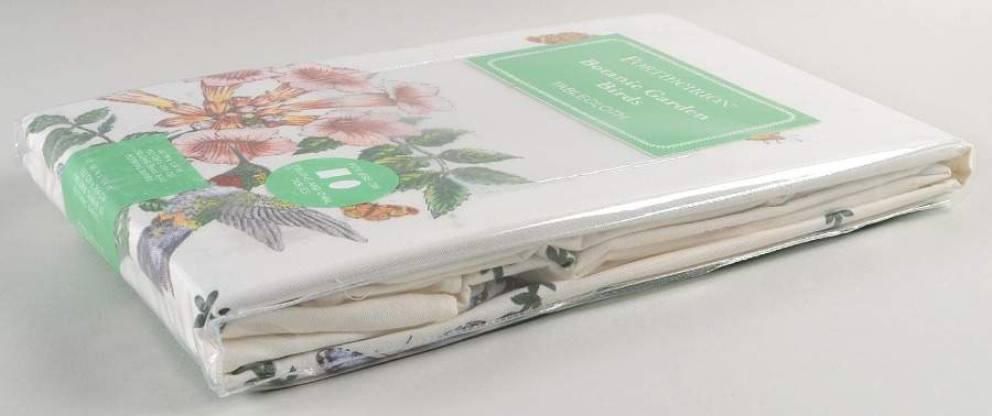 Botanic Garden Birds 60" X 104" Oblong Tablecloth by Portmeirion-1