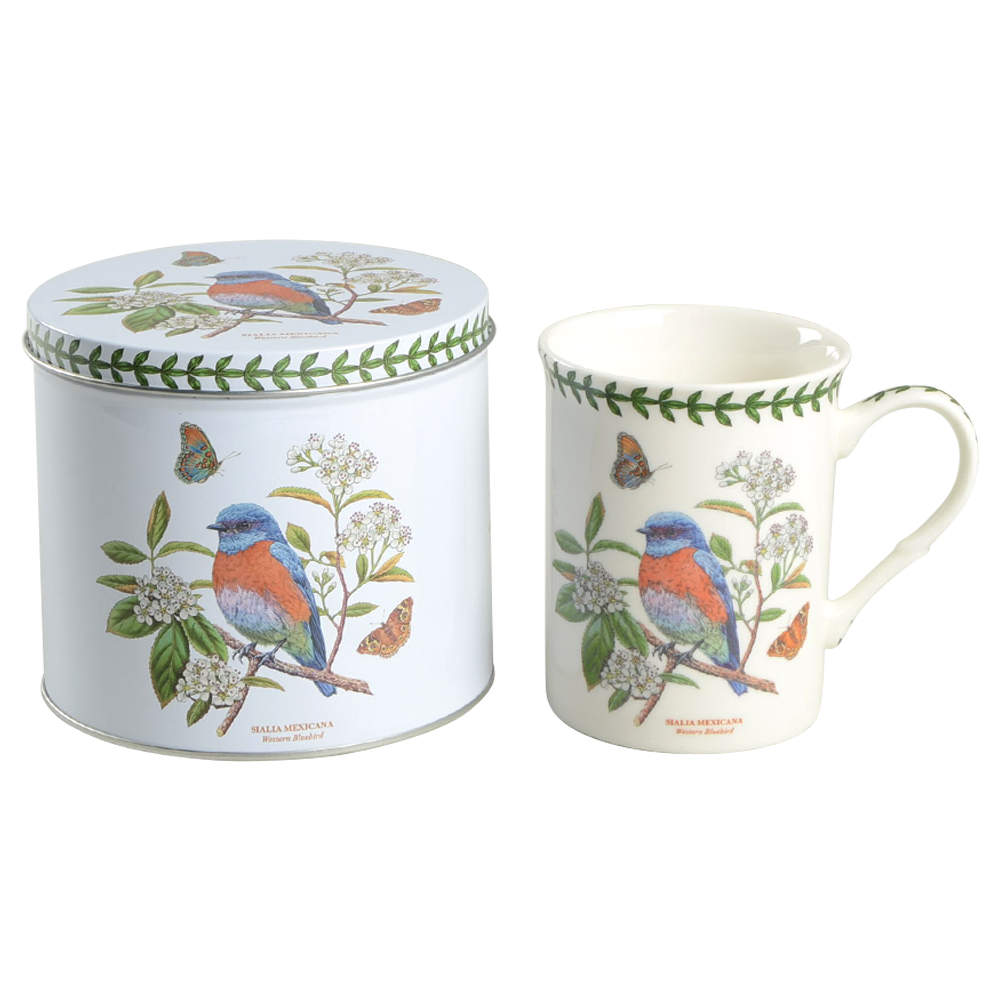 Botanic Garden Birds Mug in a Tin Gift Box by Portmeirion-1