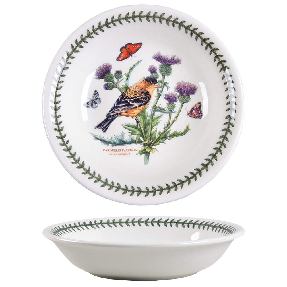 Botanic Garden Birds 8" Individual Pasta Bowl by Portmeirion-1