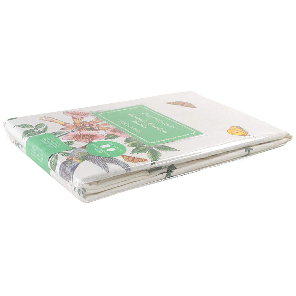 Botanic Garden Birds 60" X 84" Oblong Tablecloth by Portmeirion-1