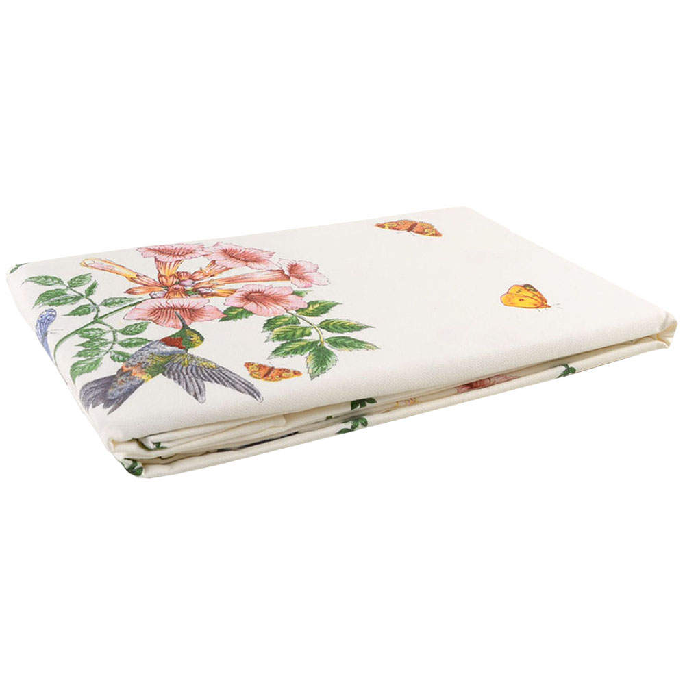 Botanic Garden Birds 60" X 102" Oblong Tablecloth by Portmeirion-1