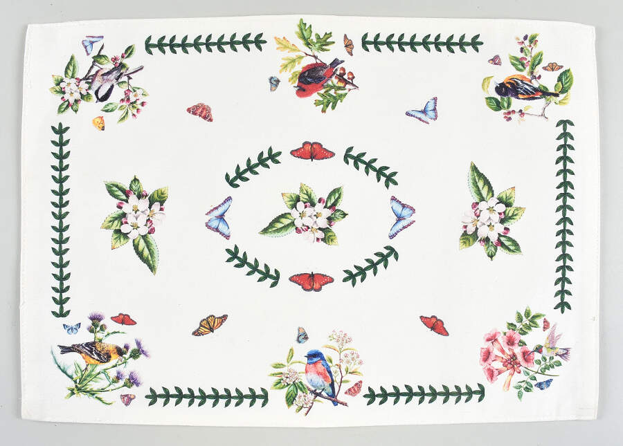 Botanic Garden Birds Cloth Placemat by Portmeirion-1
