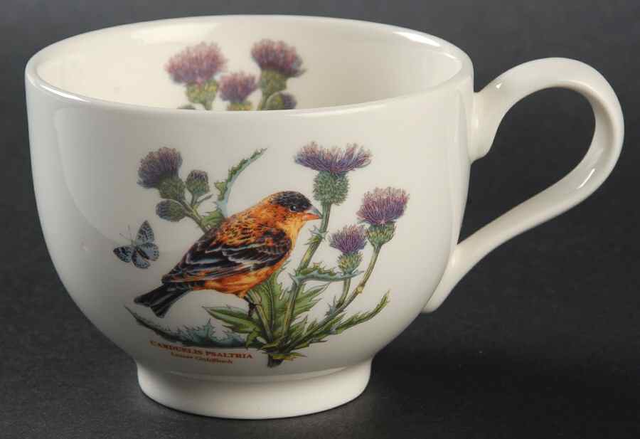 Botanic Garden Birds Flat Cup by Portmeirion-1