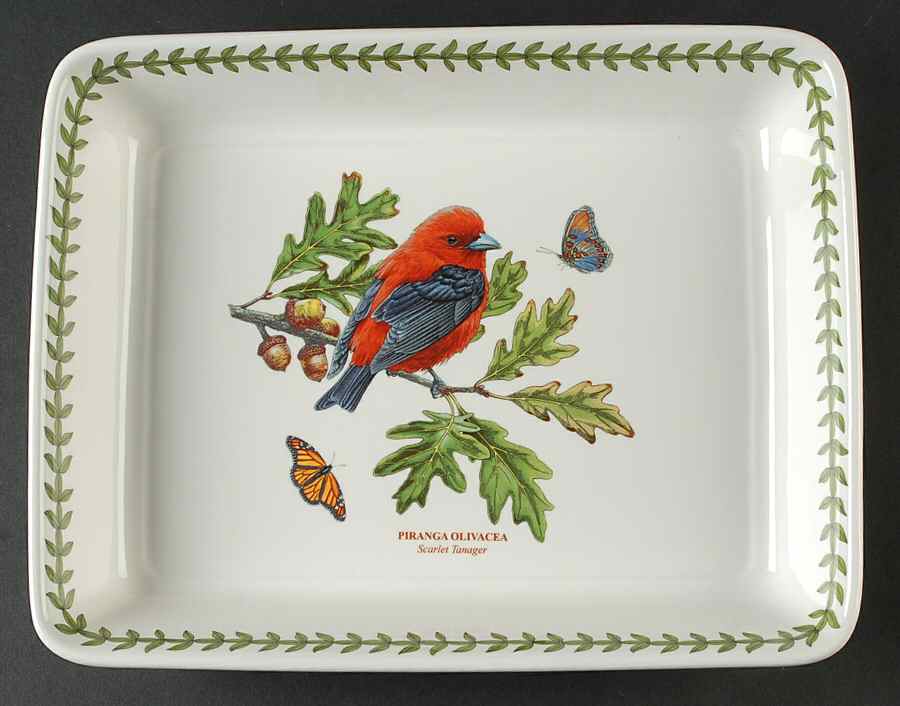Botanic Garden Birds 12" Lasagna by Portmeirion-1