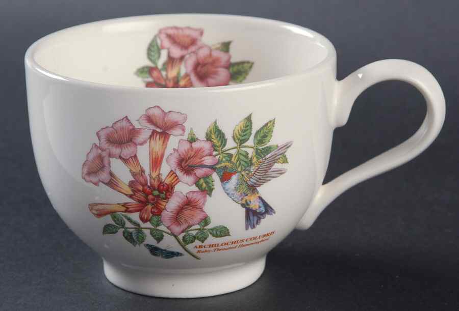 Botanic Garden Birds Flat Cup by Portmeirion-1