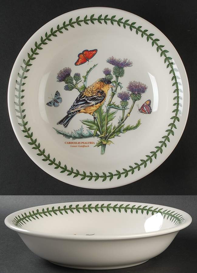 Botanic Garden Birds 10" Pasta Serving Bowl by Portmeirion-1