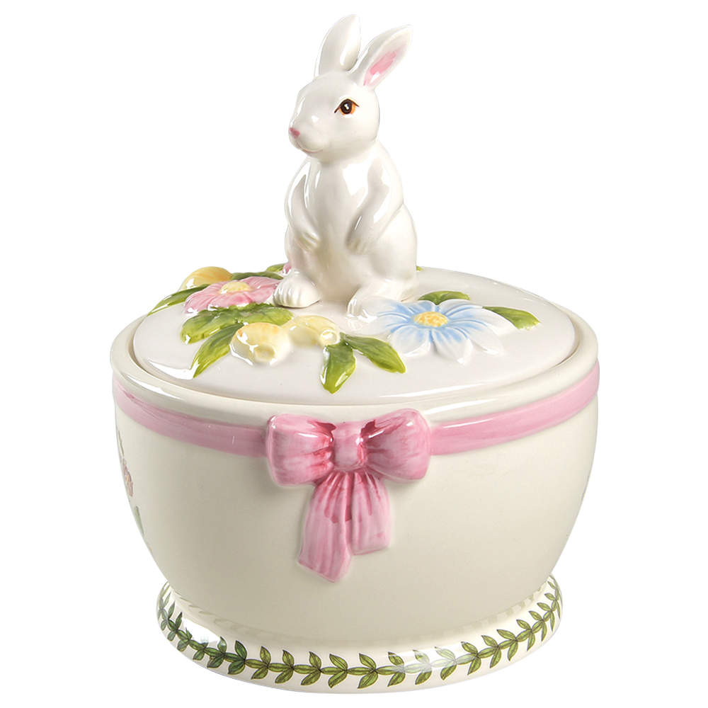 Botanic Garden Terrace Figural Cookie Jar & Lid by Portmeirion-1