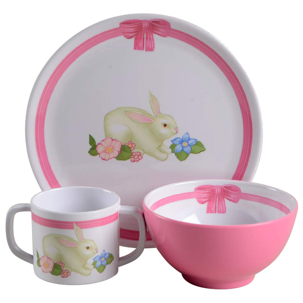 Botanic Garden Terrace (3 Piece) Melmac/Melamine Child's Set by Portmeirion-1