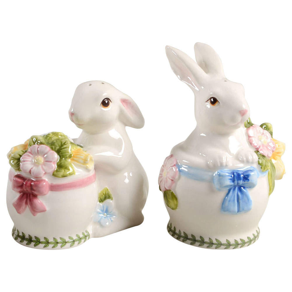 Botanic Garden Terrace Figural Salt and Pepper Set by Portmeirion-1