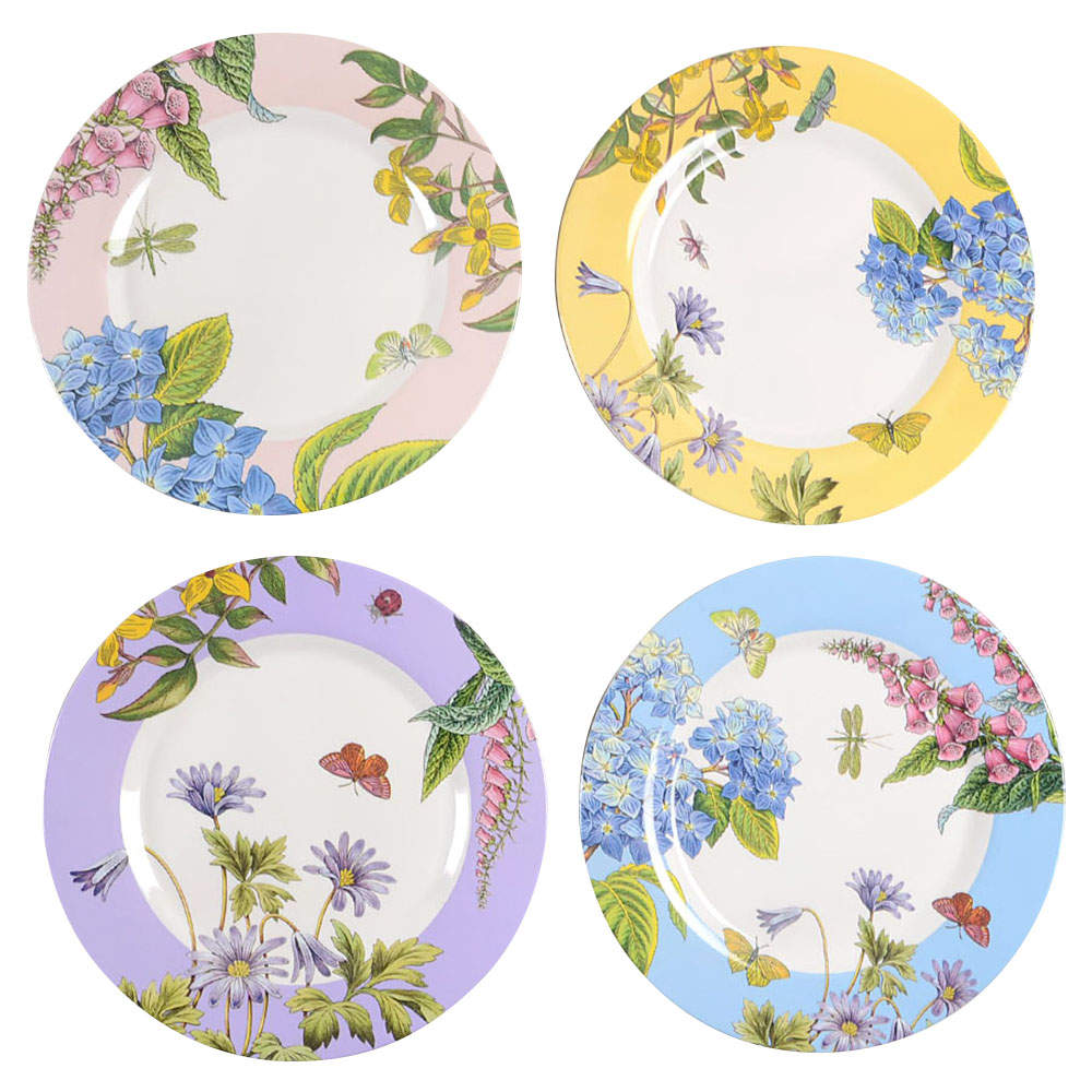Botanic Garden Terrace Melamine Salad Plate - Set of 4 by Portmeirion-1