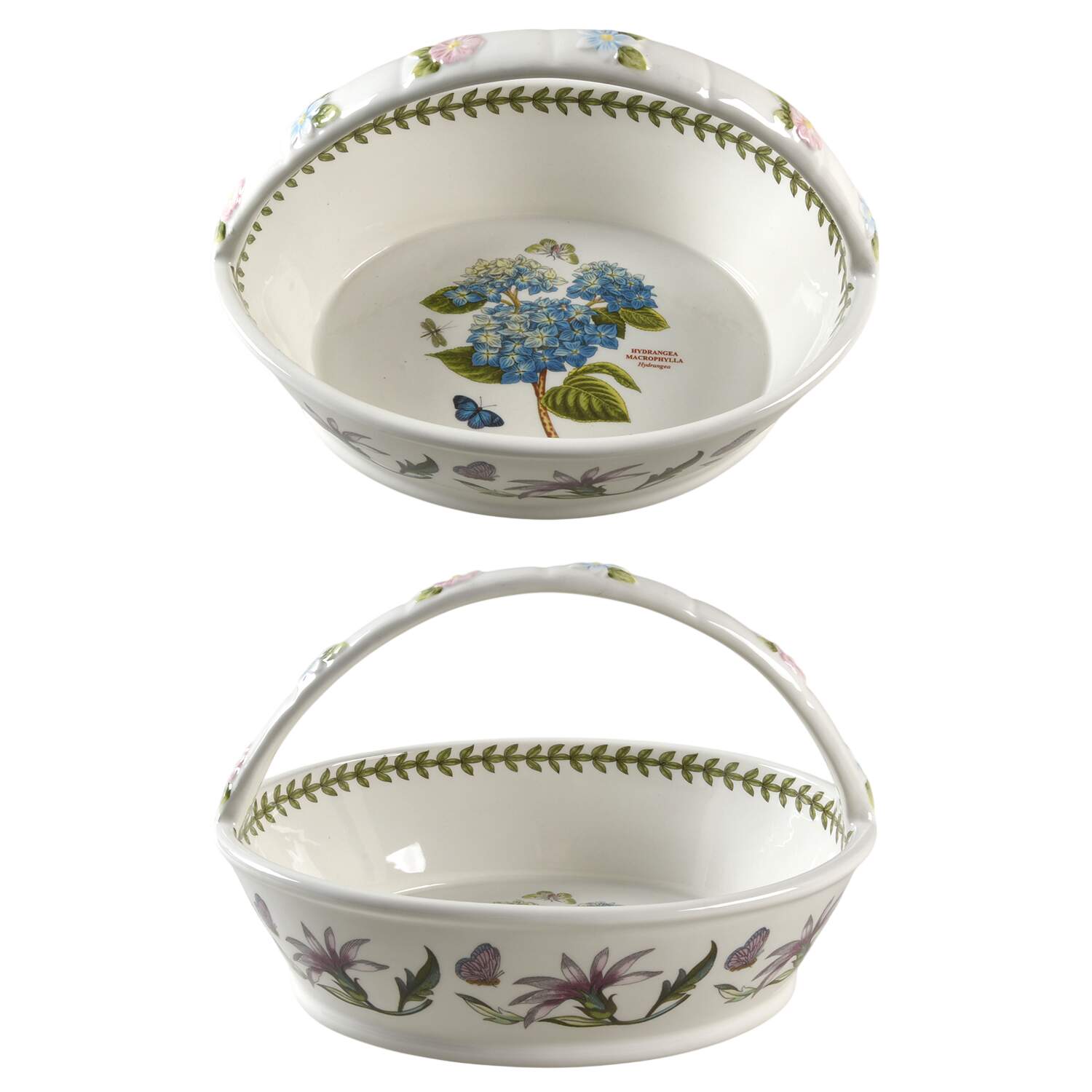 Botanic Garden Terrace 10" Oval Bread Basket by Portmeirion-1