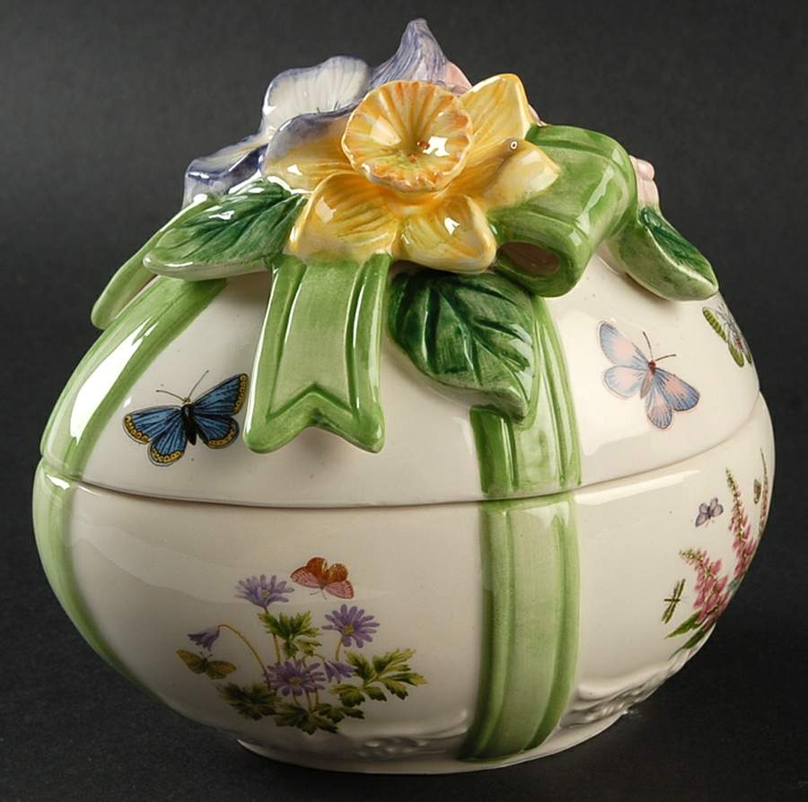 Botanic Garden Terrace Large Egg Box & Lid by Portmeirion-1