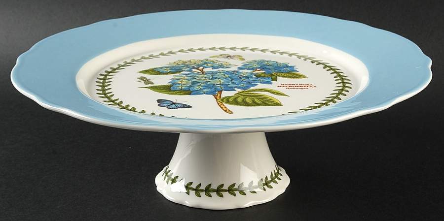Botanic Garden Terrace 10" Diameter Pedestal Cake Stand by Portmeirion-1