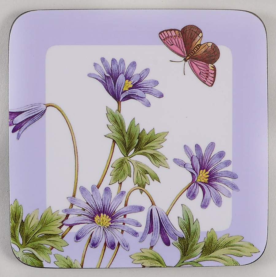Botanic Garden Terrace Square Corkback Coaster by Portmeirion-1
