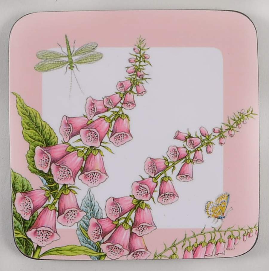 Botanic Garden Terrace Square Corkback Coaster by Portmeirion-1