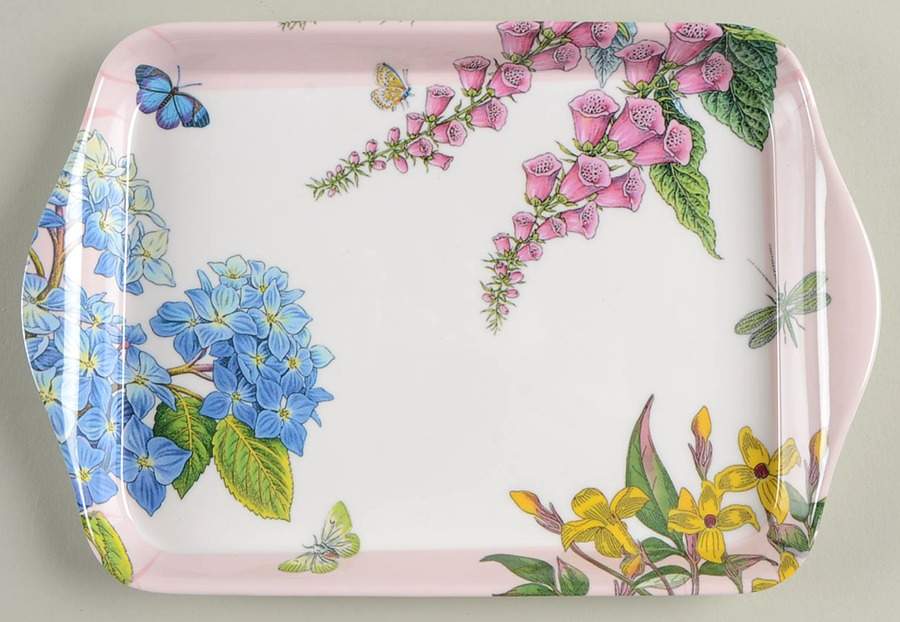 Botanic Garden Terrace 8" Rectangular Melamine Tray by Portmeirion-1