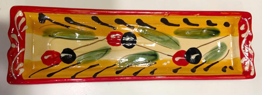 Olive Spoon Rest/Holder (Holds 1 Spoon) by Pier 1-1