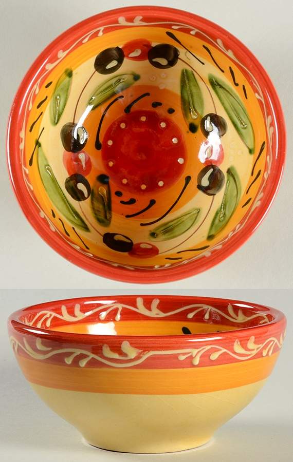 Olive Soup/Cereal Bowl by Pier 1-1
