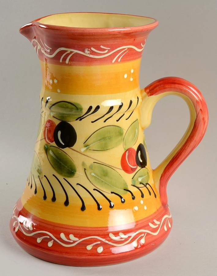 Olive Large Pitcher by Pier 1-1