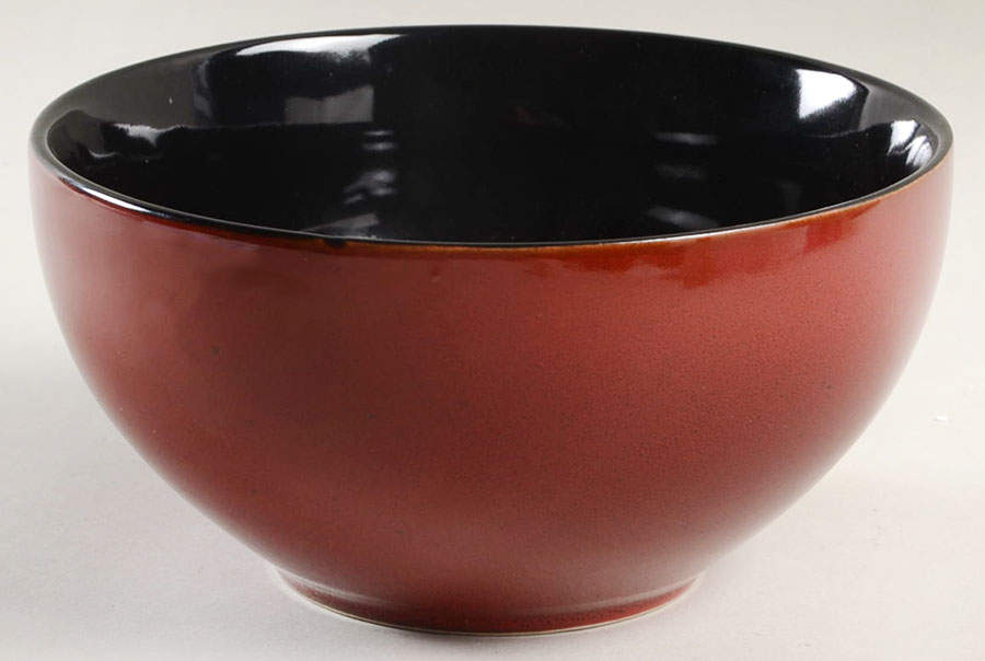 Aria Red Coupe Cereal Bowl by Pfaltzgraff-1