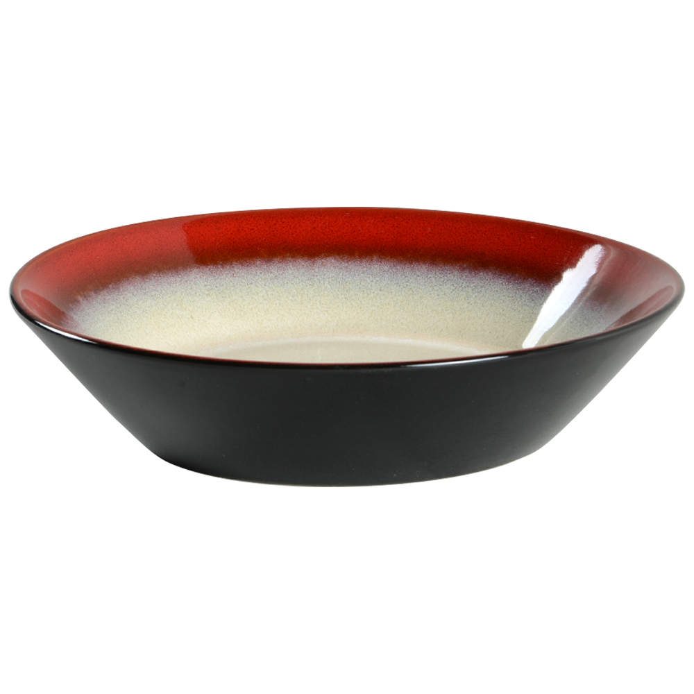 Aria Red Soup/Cereal Bowl by Pfaltzgraff-1