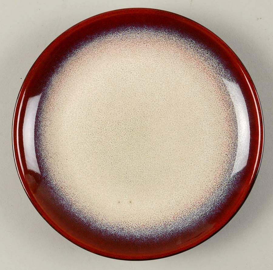 Aria Red Appetizer Plate by Pfaltzgraff-1