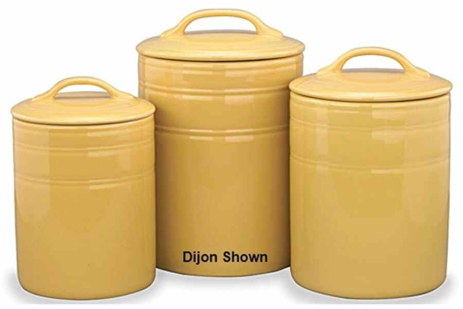 Casual Classics Dijon (3 Piece) Canister Set (Box Set) by Park Designs-1