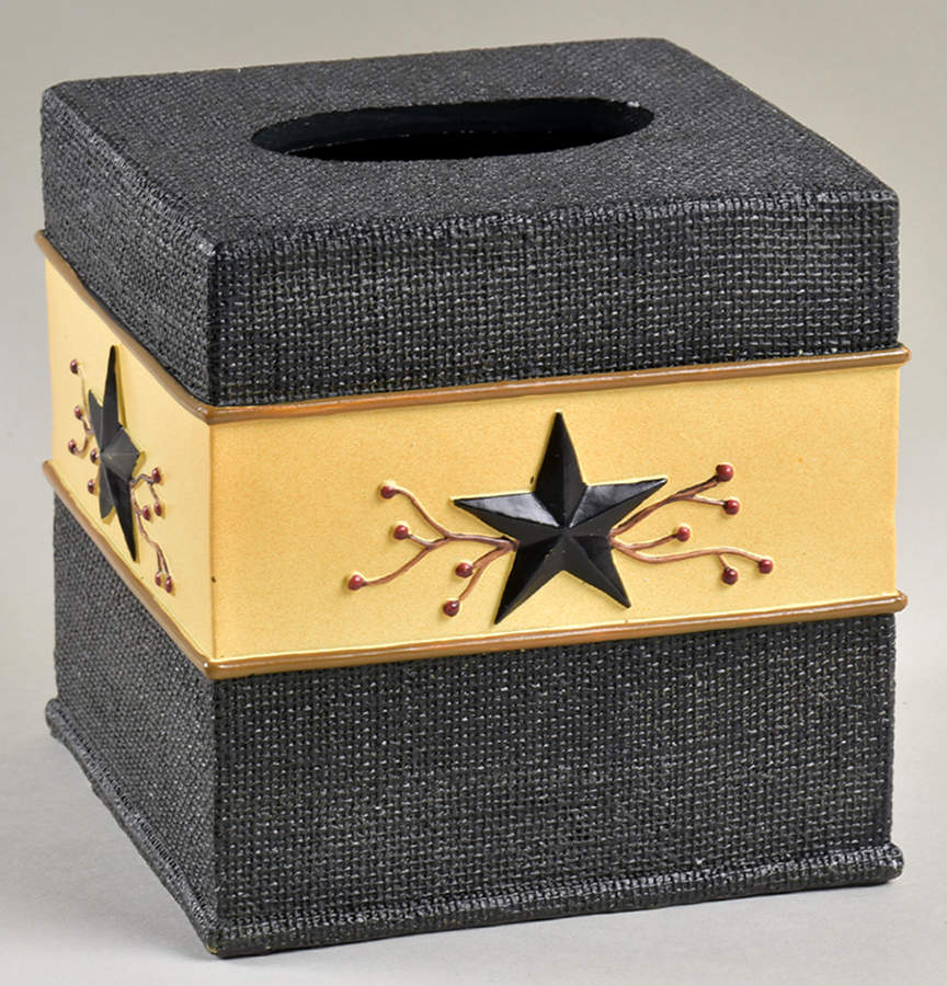Star Vine Square Tissue Box Cover by Park Designs-1