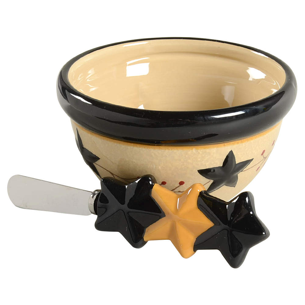 Star Vine Dip Bowl & Spreader Set by Park Designs-1