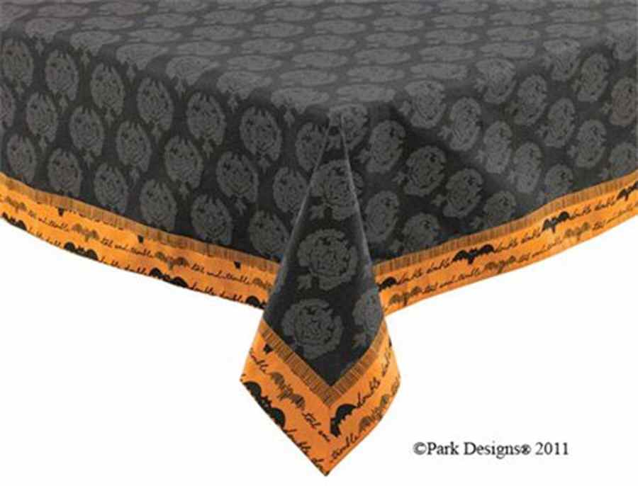 Halloween Haunts 54" Square Tablecloth by Park Designs-1