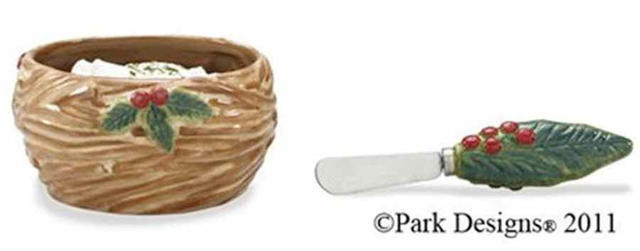 Winter Magic Dip Bowl & Spreader Set by Park Designs-1