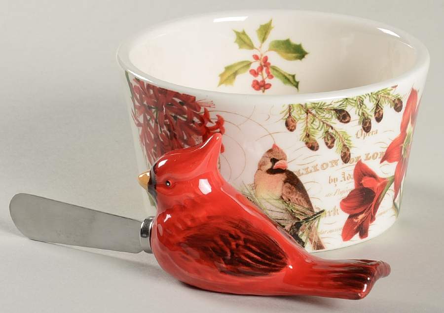 Nature Sings Dip Bowl & Spreader Set by Park Designs-1