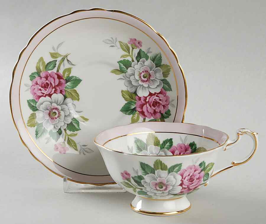 X2814 Footed Cup & Saucer Set by Paragon-1