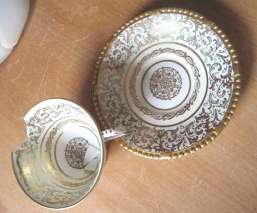 A3028 Footed Cup & Saucer Set by Paragon-1