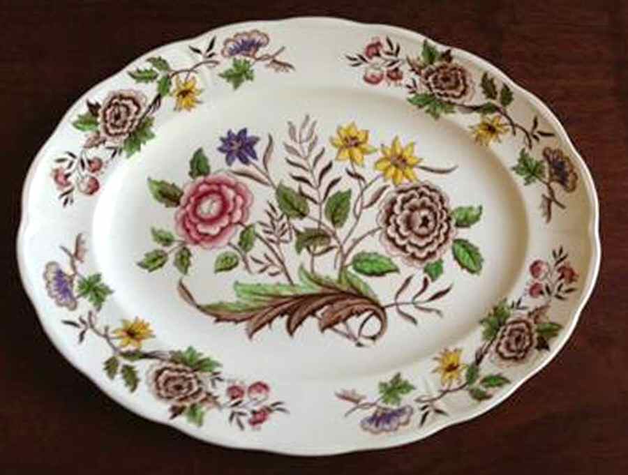 Sheridan 10" Oval Serving Platter by Palissy-1