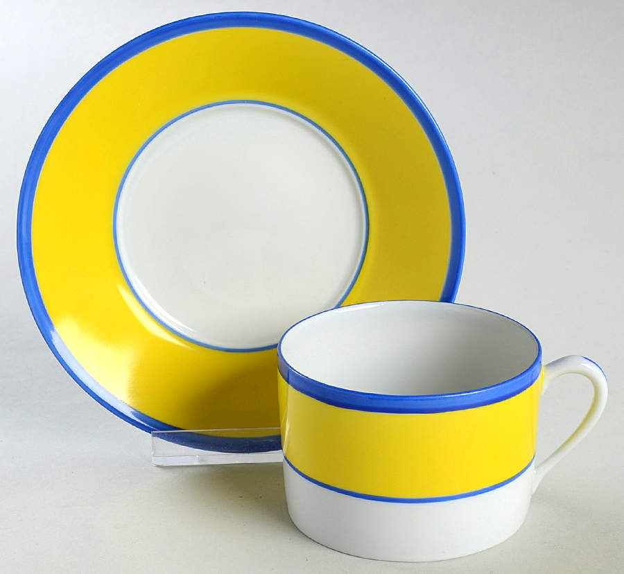 PLI30 Flat Cup & Saucer Set by Porcelaine de Limoges-1